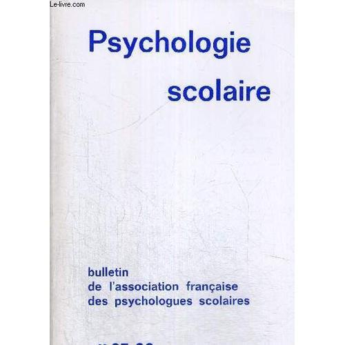 Psychologie Scolaire N°25 -26 - 3 Eme 4 Eme Trimestre 1976 on Productcaster.