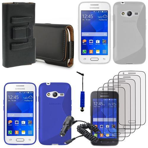 Samsung Galaxy Trend 2 Lite Sm-G318h: Lot Coque Etui Housse Pochett... on Productcaster.