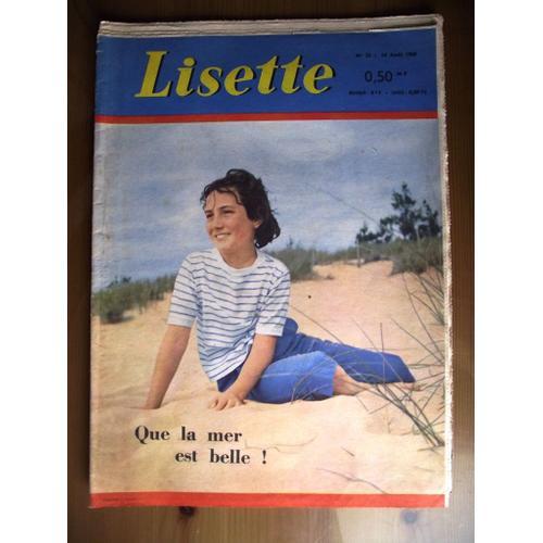 Lisette N°33.14 Août 1960.Que La Mer Est Belle on Productcaster.