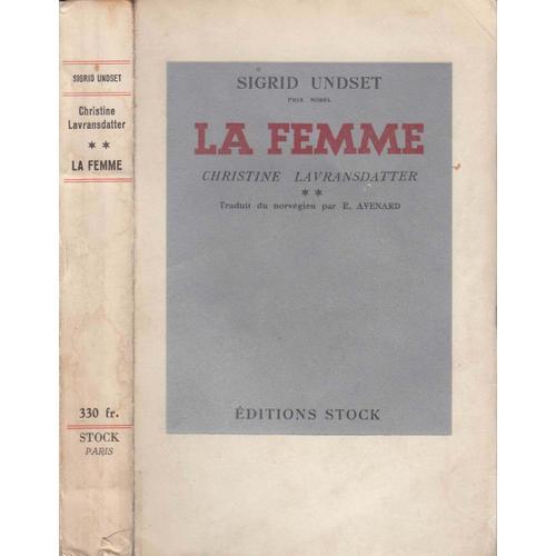 La Femme. Christine Lavransdatter. on Productcaster.