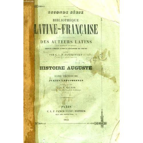 Ecrivains De L'histoire Auguste, Tome Iii on Productcaster.