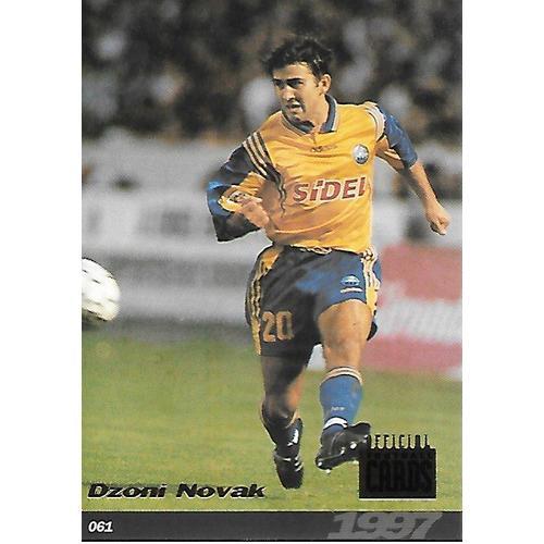 Carte Panini N°061 - Dzoni Novak - Official Football Cards 1997 on Productcaster.