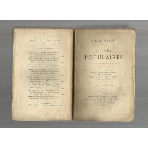 Poèmes Populaires - Deuxième Édition on Productcaster.