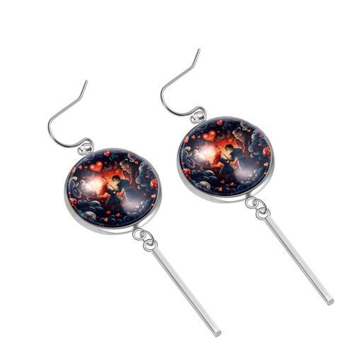 Boucle D'oreille Tendance Pour Femme, Collection Coeurs 388 on Productcaster.