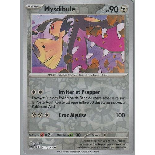 Carte Pokémon - Mysdibule - 112/162 - Reverse - Ev5 Forces Temporel... on Productcaster.