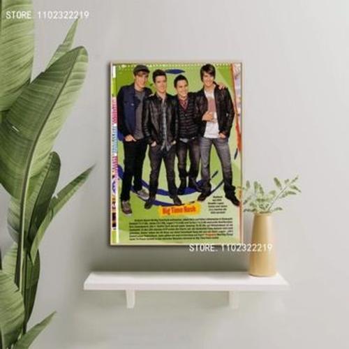 Affiche du chanteur Big Time Rush sur toile,mpression murale Poster... on Productcaster.