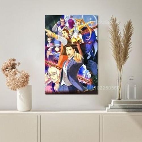 Affiche en toile Ace Lawyer Peinture de jeu vid¿¿o,mpression murale... on Productcaster.