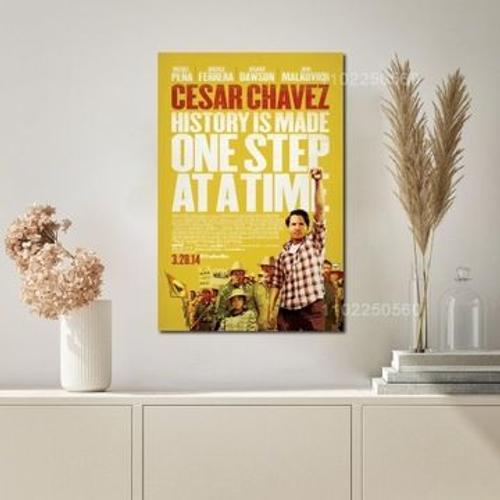 Affiche d¿¿corative en toile Cesar Chavez,mpression murale Poster p... on Productcaster.