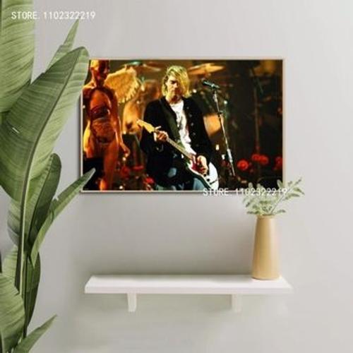 Affiche en toile Kurt Cobain affiche murale guitare,mpression mural... on Productcaster.