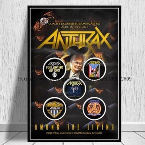 Affiche sur toile Anthrax, affiches, peinture sur toile,mpression m... on Productcaster.