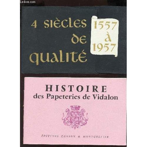 4 Siecles De Qualite 1557 A 1957 on Productcaster.