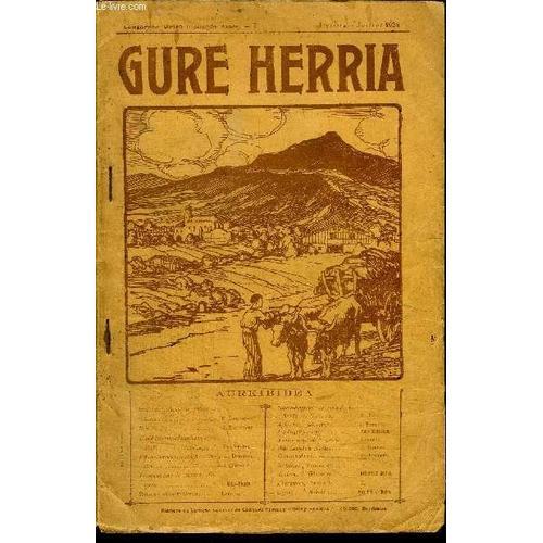 Gure Herria Laugarren Urtea -7 - Juillet 1924 on Productcaster.