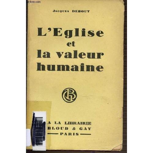 L'eglise Et La Valeur Humaine. on Productcaster.