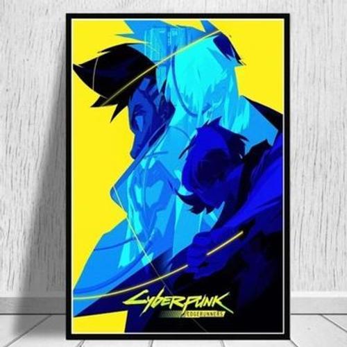 Affiche sur toile du jeu Cyberpunk Edgerunners,mpression murale Pos... on Productcaster.