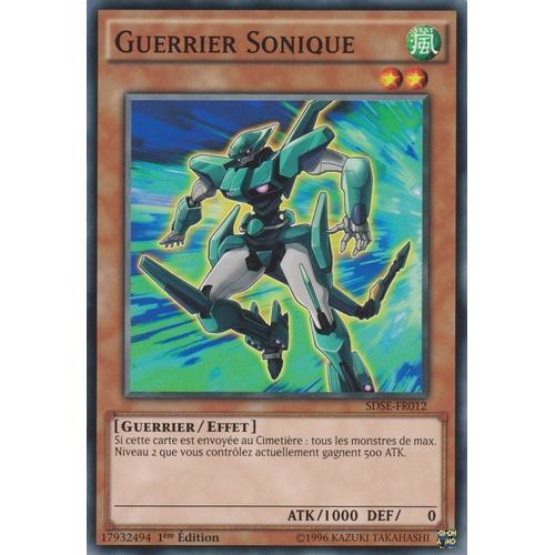 Sdse-Fr012 - Guerrier Sonique - Yu Gi Oh! - Français - Commune - C on Productcaster.