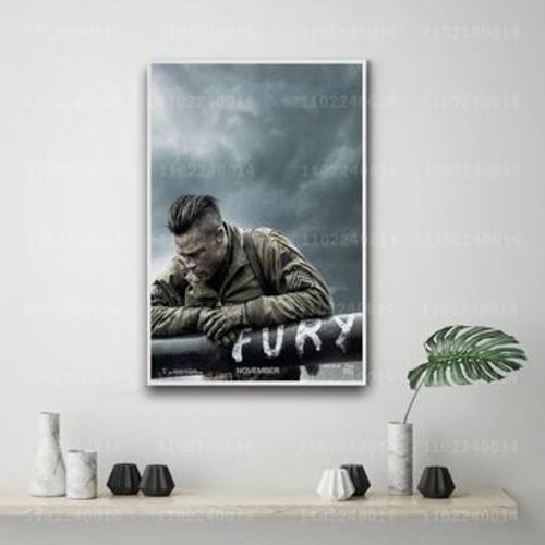 Affiche du film Fury sur toile, pla d¿¿coratif,mpression murale Pos... on Productcaster.