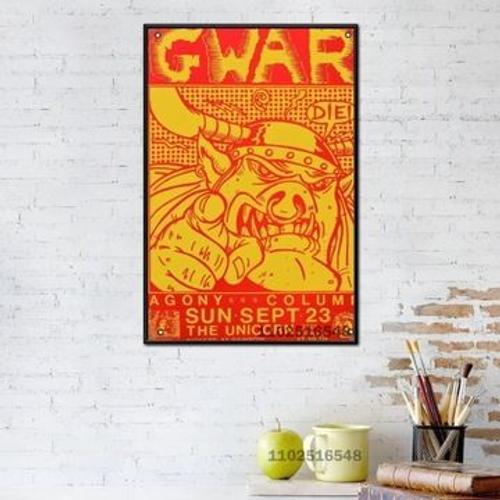 Affiche sur toile GWAR affiche peinture murale toile,mpression mura... on Productcaster.