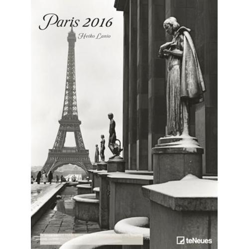 Calendrier Poster 2016 - Paris - Heiko Lanio - N/B - 48x64 Cm on Productcaster.