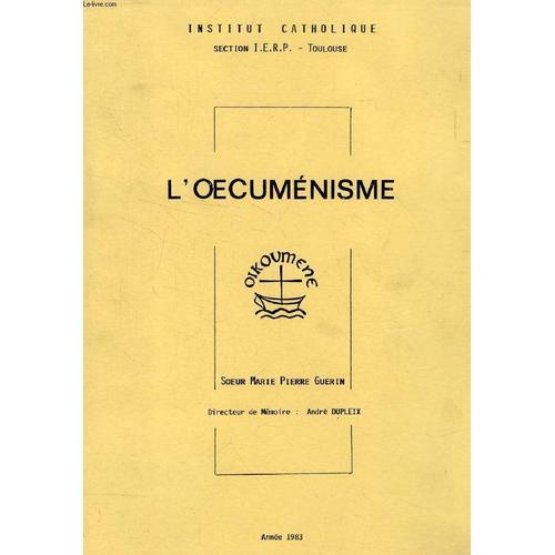 L'oecumenisme (Memoire) on Productcaster.