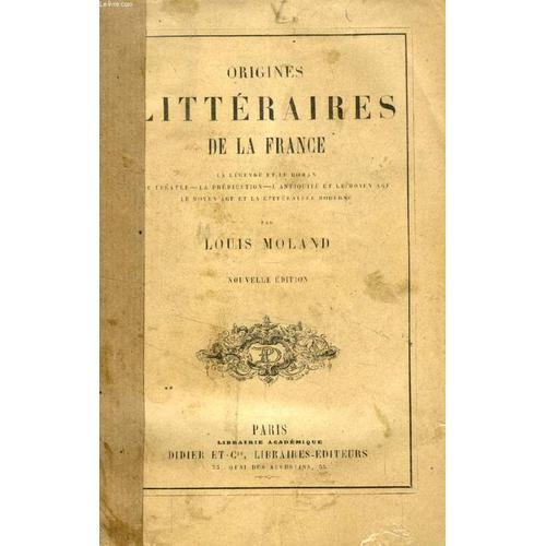 Origines Litteraires De La France on Productcaster.