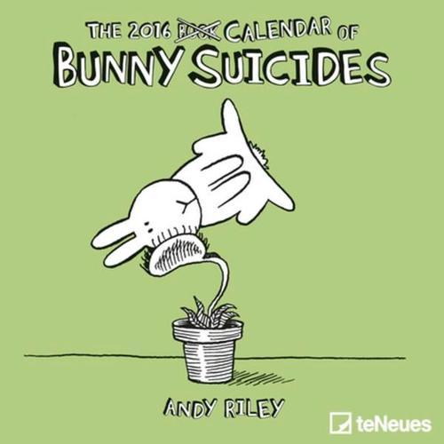 Calendrier 2016 - Bunny Suicides - 17,5x17,5 Cm on Productcaster.