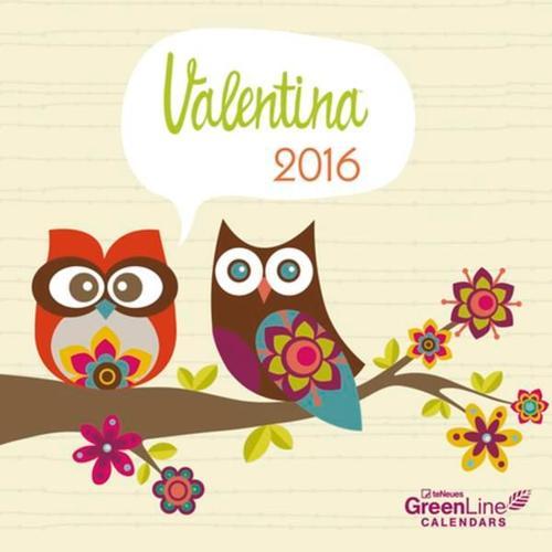 Calendrier 2016 - Green Line - Valentina - 17,5x17,5cm on Productcaster.