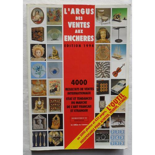 L'argus Des Ventes Aux Enchères - Année 1994. on Productcaster.