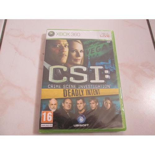 Csi Deadly Intent Xbox 360 on Productcaster.