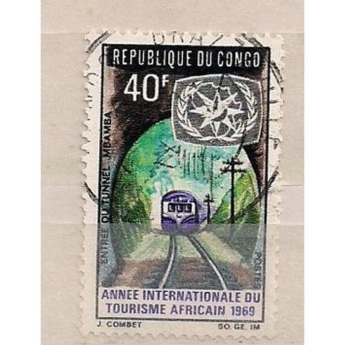 Congo - 1 Timbre Oblitéré- Année Internationale Du Tourisme Africain on Productcaster.