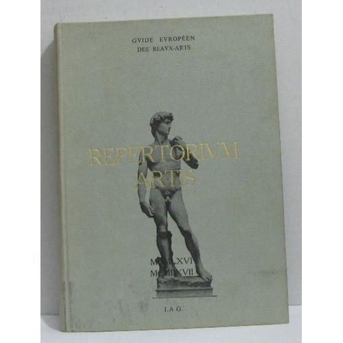 Repertorium Artis Guide Européen Des Beaux-Arts 1966-1967 on Productcaster.