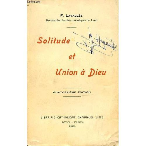 Solitude Et Union A Dieu. on Productcaster.