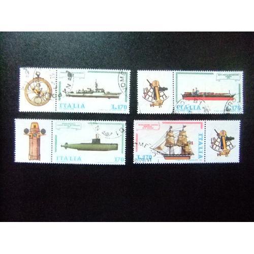 Italia Italie 1978 Yvert 1341 / 44 o Fu Barcos Constructions Navales on Productcaster.