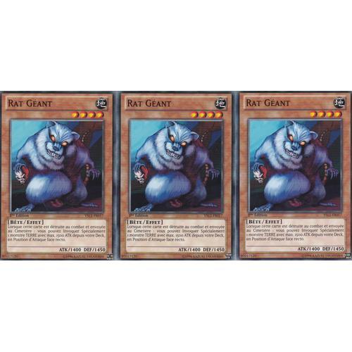 3 X Cartes Yu-Gi-Oh - Rat Geant - Ys12-Fr017 - 1ère Edition - on Productcaster.