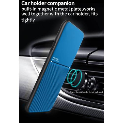 Coque Housse Etui Plaque De Metal Integree Pour Xiaomi Poco M3 - Bleu on Productcaster.