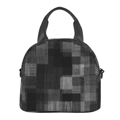 Sac à déjeuner Patchwork ombré Sac besace à main avec sangle d'épau... on Productcaster.