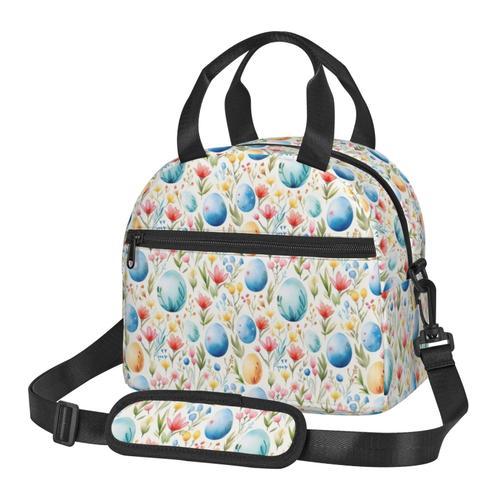 Sac à déjeuner Aquarelle Lapin De Pâques Printemps Pastel Sac besac... on Productcaster.