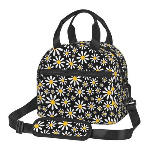 Sac à déjeuner Marguerite des prés d'été florale Sac besace à main ... on Productcaster.