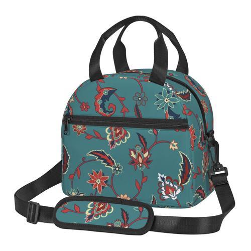 Sac à déjeuner Pack de motifs persans - Rouge et bleu Sac besace à ... on Productcaster.