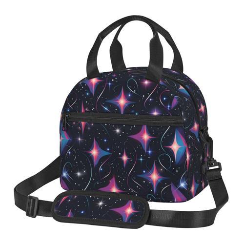 Sac à déjeuner Modèle de nuit étoilée Galaxy Disco Neon Sac besace ... on Productcaster.