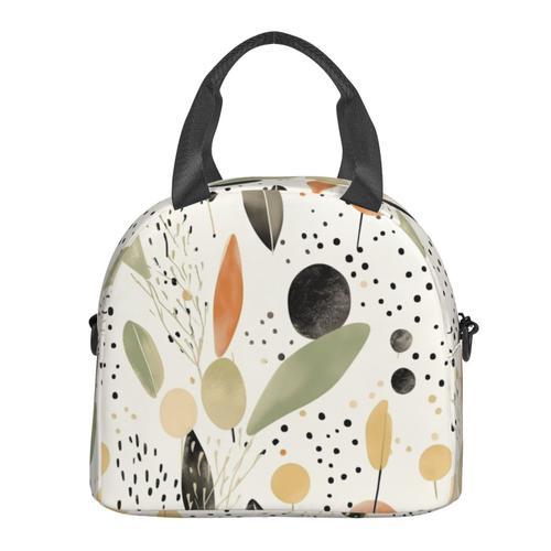 Sac à déjeuner Boho aquarelle abstraite Sac besace à main avec sang... on Productcaster.