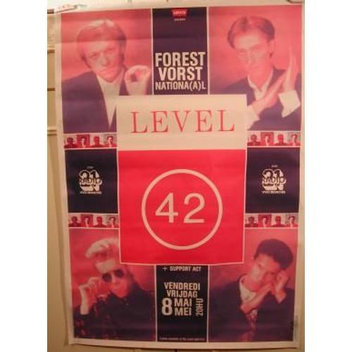 Level 42 - Affiche Musique / Concert / Poster on Productcaster.