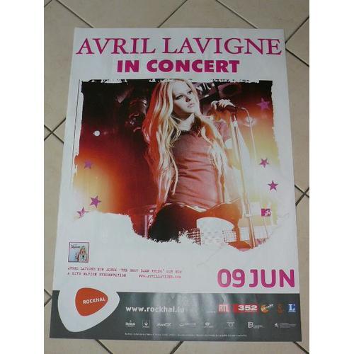 Avril Lavigne - In Concert - Affiche Musique / Concert / Poster on Productcaster.