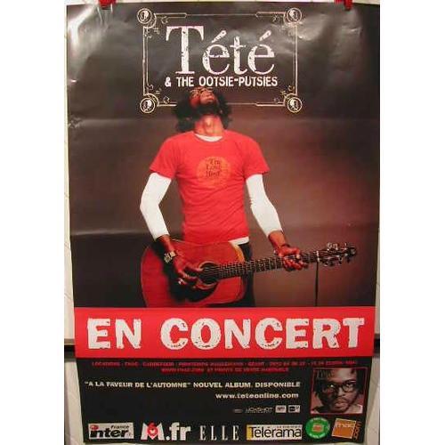 Tete - Affiche Musique / Concert / Poster on Productcaster.