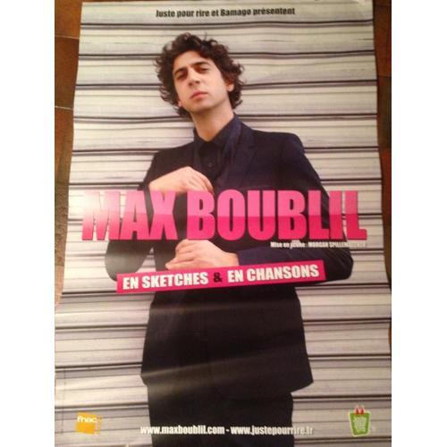 Max Boublil - Affiche Musique / Concert / Poster on Productcaster.