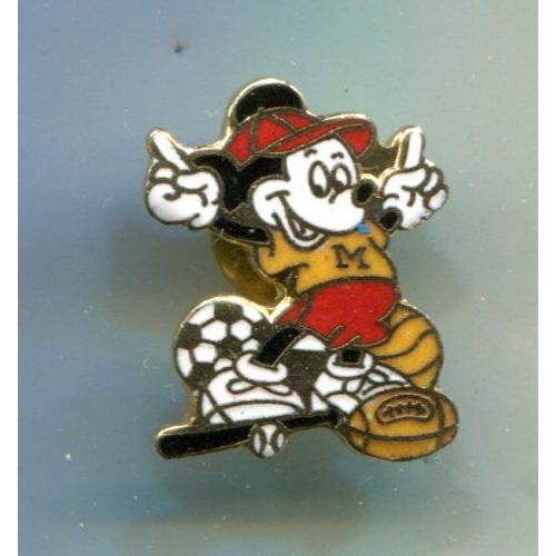 Pins Disney Mickey Ballon Football Ballon Rugby Ballon Voleyball Et... on Productcaster.