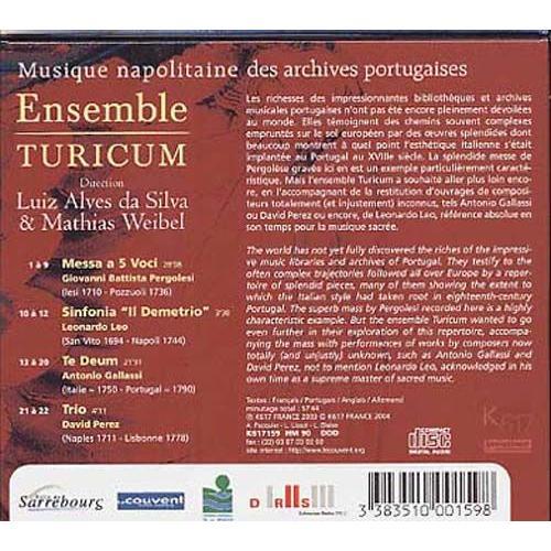 Musique Napolitaine Des Archives Portugaises : Missa A Cinque Voci on Productcaster.