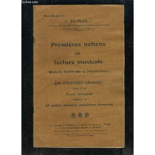 Premieres Notions De Lecture Musicale- Methode Fondee Sur Le Raison... on Productcaster.