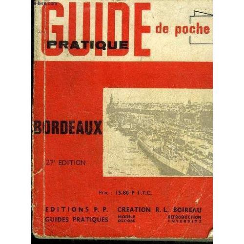 Guide De Poche Pratique - Bordeaux - 27e Edition. on Productcaster.