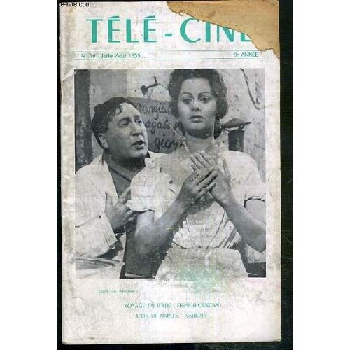 Tele-Cine - N°50 - Juillet-Aout 1955 - 9eme Annee - Voyage En Itali... on Productcaster.