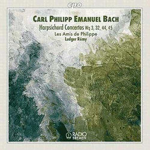 C. P. E. Bach: Harpsichord Concertos Wq 3 32 44 45 on Productcaster.